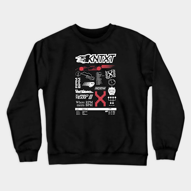 DJ music Team 1 Crewneck Sweatshirt by  ABHDArts